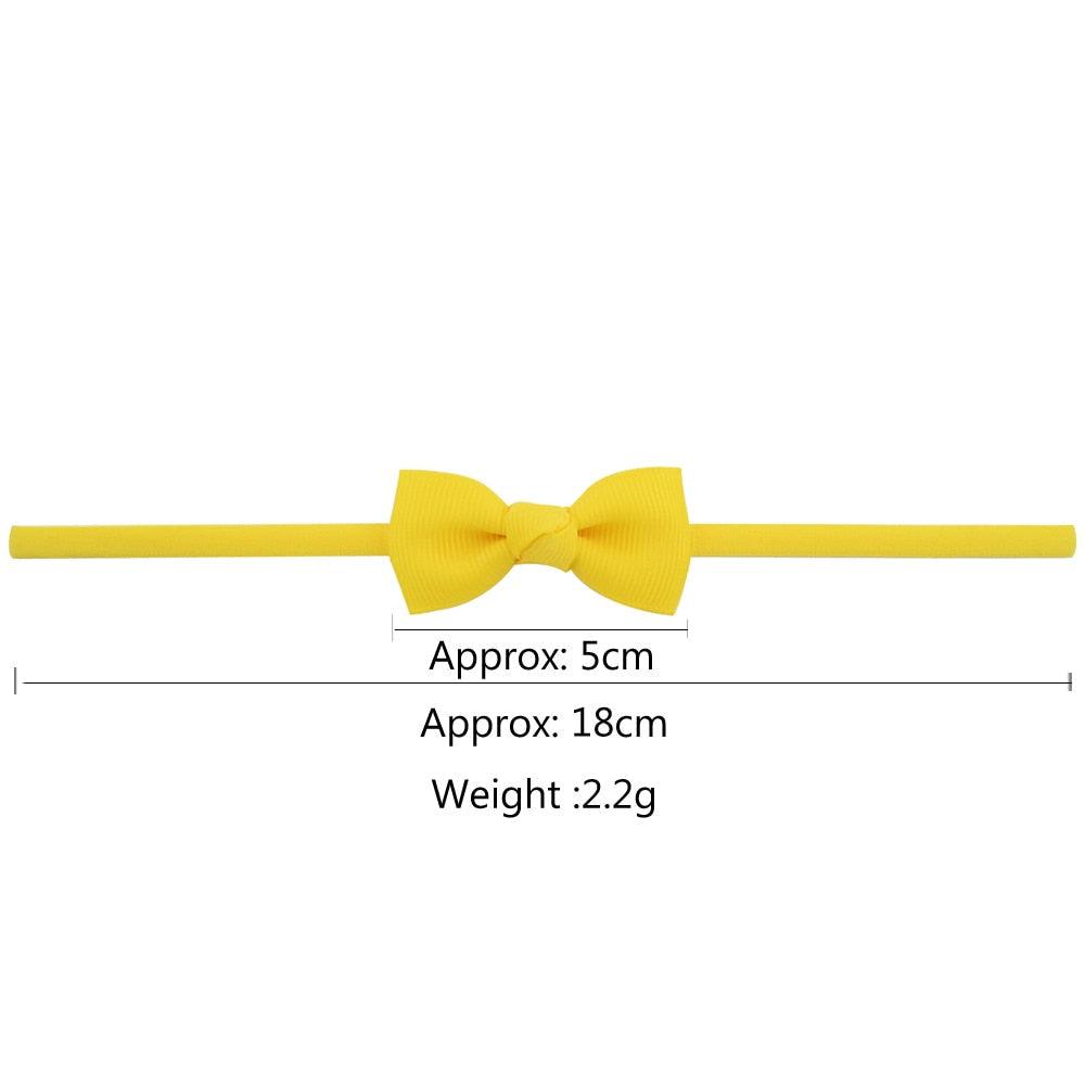 2Pcs/lot Baby Girls Headband Infant Hair Accessories Cloth Tie Bows Headwear Tiara Gift Toddlers bandage Ribbon Newborn Headwrap Gorgeous Hair Accessories For Babies