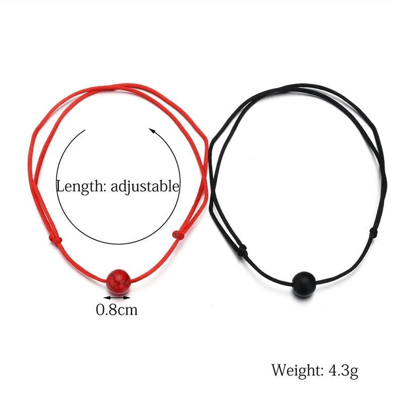 2pcs/set Couple Infinity Natural Stone Bead Bracelet String Braiding Couple Bracelets Set For Women Men Healing Crystal Stretch Energy Stone Bead Bracelets Jewelry