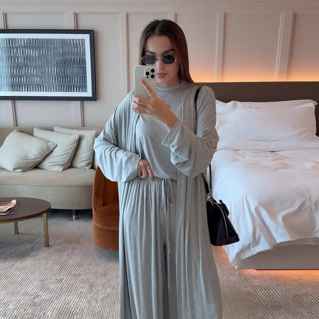 3-Piece Modal Loungewear Set(MS410)