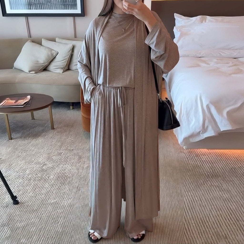 3-Piece Modal Loungewear Set(MS410)