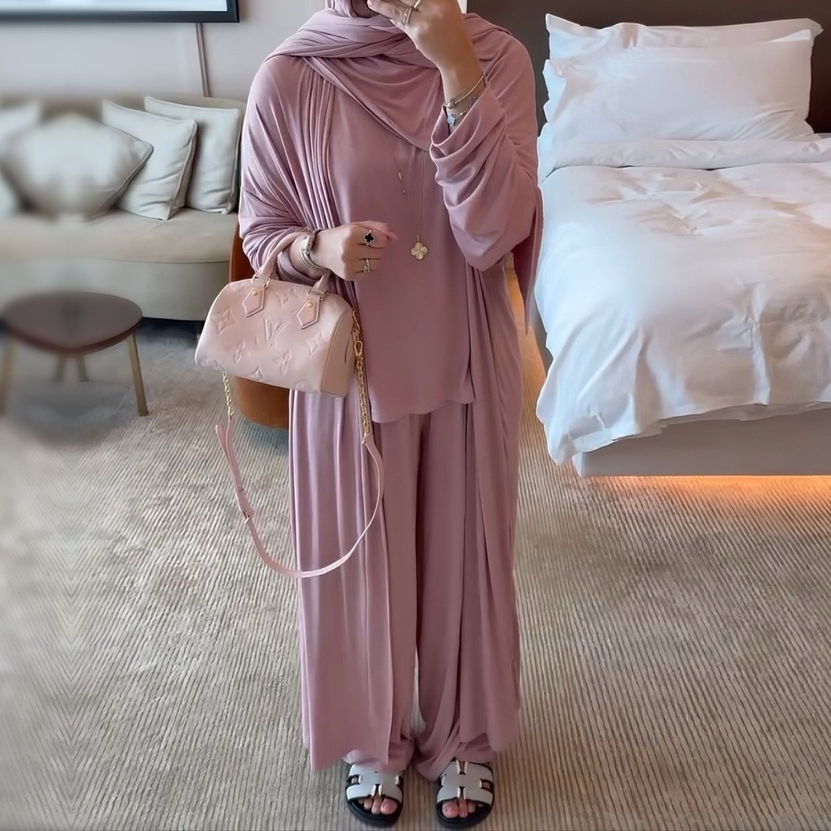 3-Piece Modal Loungewear Set(MS410)