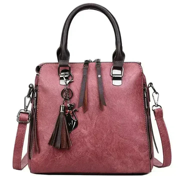 Single Shoulder Solid Color Wild Women's Messenger Bag