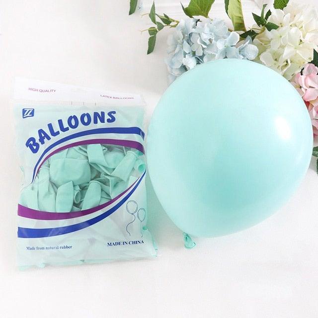 30PCS 10 inch Assorted Candy Colored Rainbow Arch Latex Balloons  For Wedding Birthday Party Decor Baby Shower Decor Gender Reveal