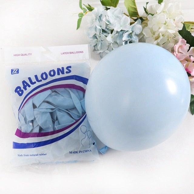 30PCS 10 inch Assorted Candy Colored Rainbow Arch Latex Balloons  For Wedding Birthday Party Decor Baby Shower Decor Gender Reveal