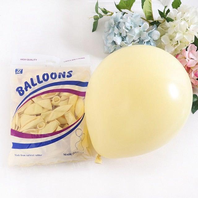 30PCS 10 inch Assorted Candy Colored Rainbow Arch Latex Balloons  For Wedding Birthday Party Decor Baby Shower Decor Gender Reveal