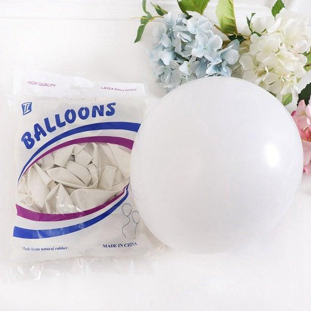 30PCS 10 inch Assorted Candy Colored Rainbow Arch Latex Balloons  For Wedding Birthday Party Decor Baby Shower Decor Gender Reveal