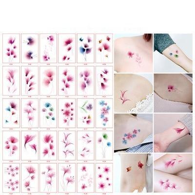 30pcs Temporales Sexy Fake Tattoo For Hands Arm Body Waterproof Luxury Different Small Colorful Stylish Womens Kids Tattoos