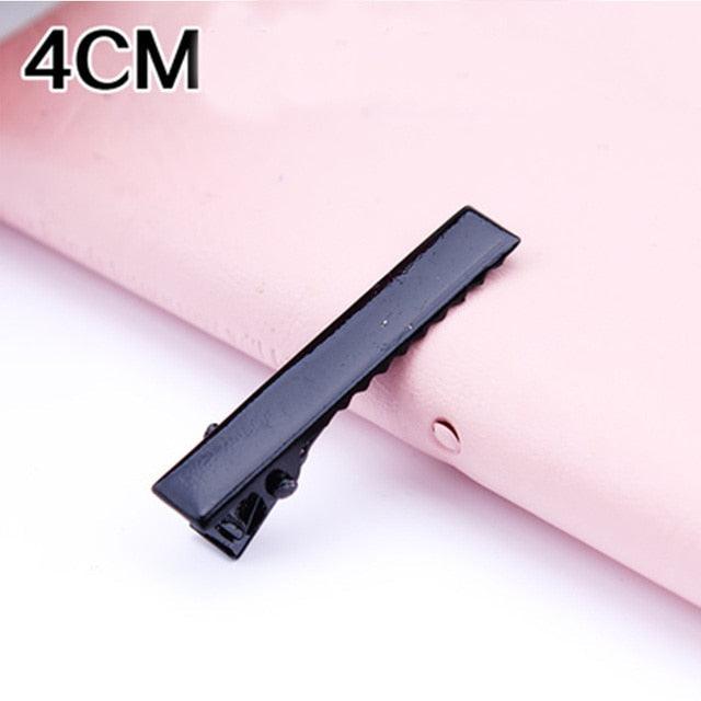 30PCS/Lot High Quality Hair Clips Iron Hairpins 3.2-5.5cm Basic Barrettes Cool Girls Silver-Color Ornament Women Gorgeous Hair Accessories For Women
