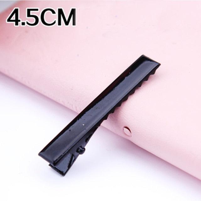 30PCS/Lot High Quality Hair Clips Iron Hairpins 3.2-5.5cm Basic Barrettes Cool Girls Silver-Color Ornament Women Gorgeous Hair Accessories For Women