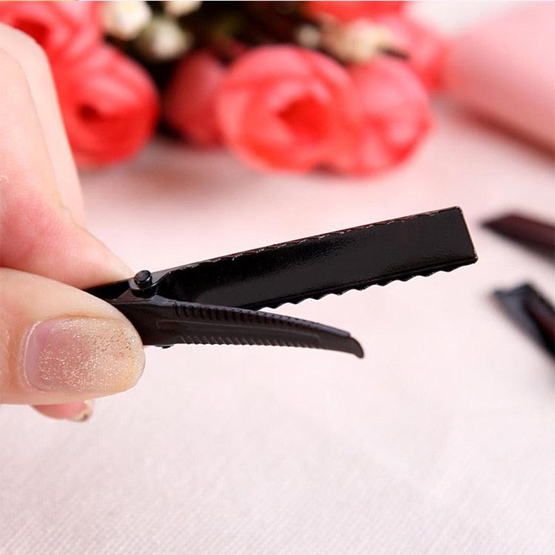30PCS/Lot High Quality Hair Clips Iron Hairpins 3.2-5.5cm Basic Barrettes Cool Girls Silver-Color Ornament Women Gorgeous Hair Accessories For Women
