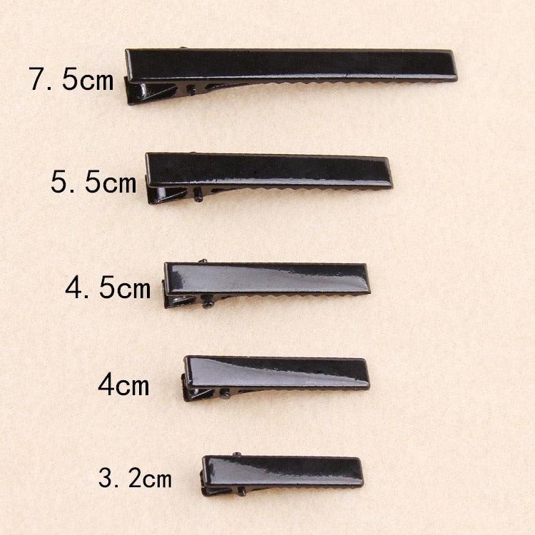 30PCS/Lot High Quality Hair Clips Iron Hairpins 3.2-5.5cm Basic Barrettes Cool Girls Silver-Color Ornament Women Gorgeous Hair Accessories For Women