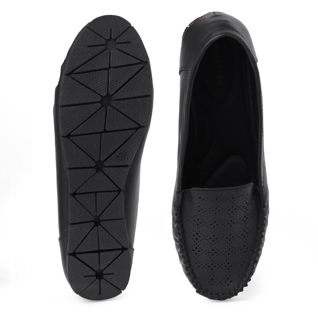 Aveline - Black Loafers