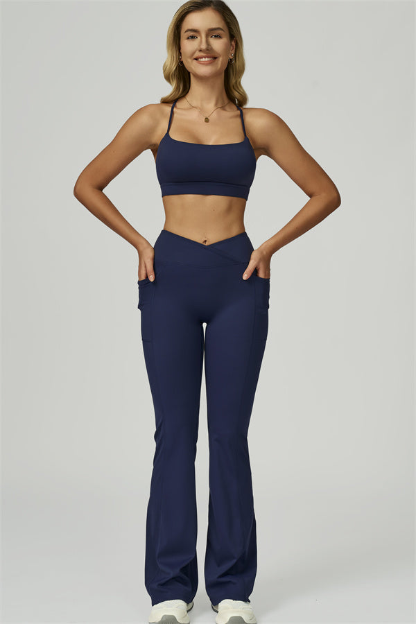 The Flourish Sports Bra Flared Leggings 2-Piece Set
