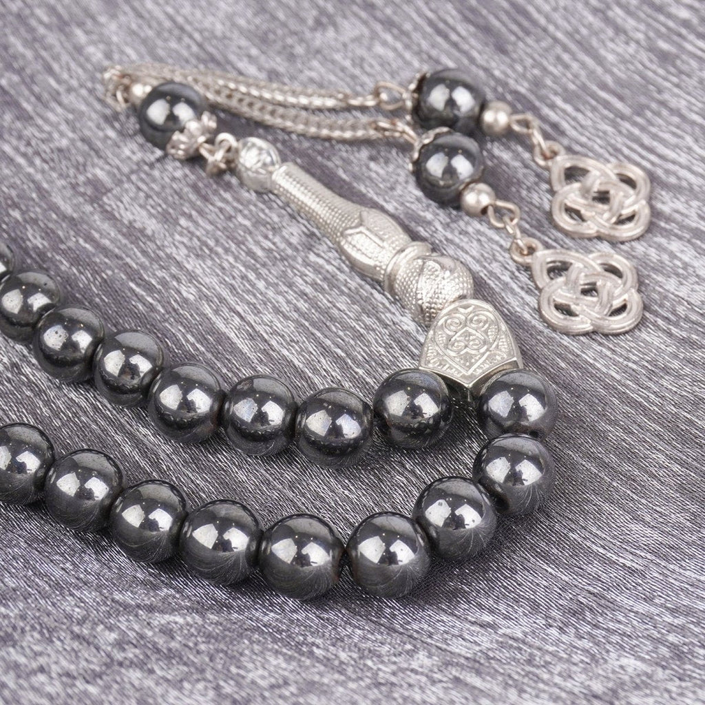 33 Bead Black Obsidian Tasbeeh(MR085)