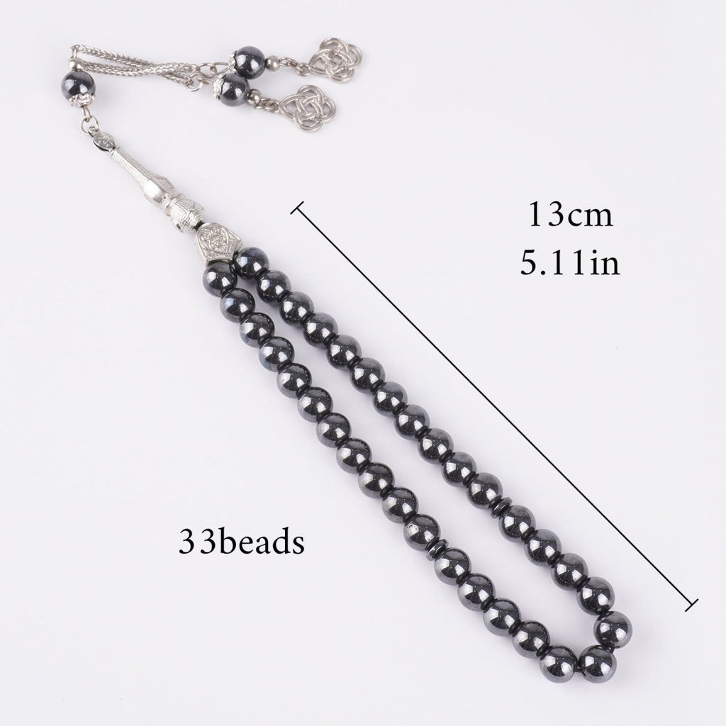 33 Bead Black Obsidian Tasbeeh(MR085)
