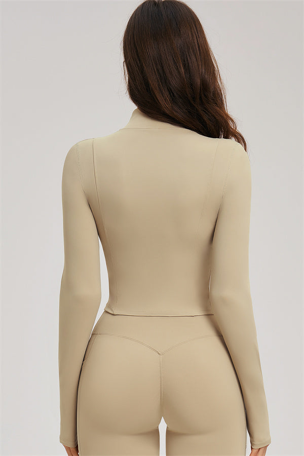 The Sizzle Zip Jacket Sports Bra Shorts 3-Piece Set