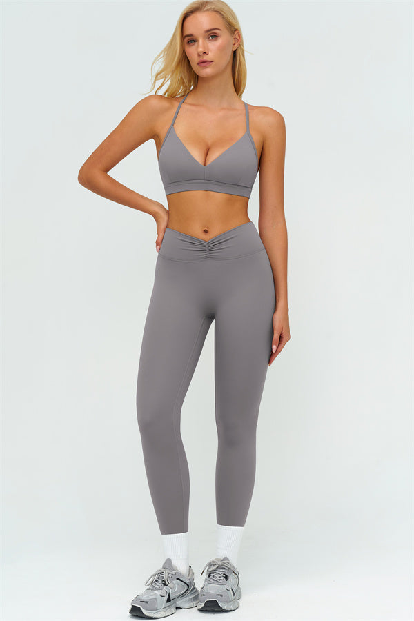 The Lushness Y-Back Sports Bra Leggings 2-Piece Set