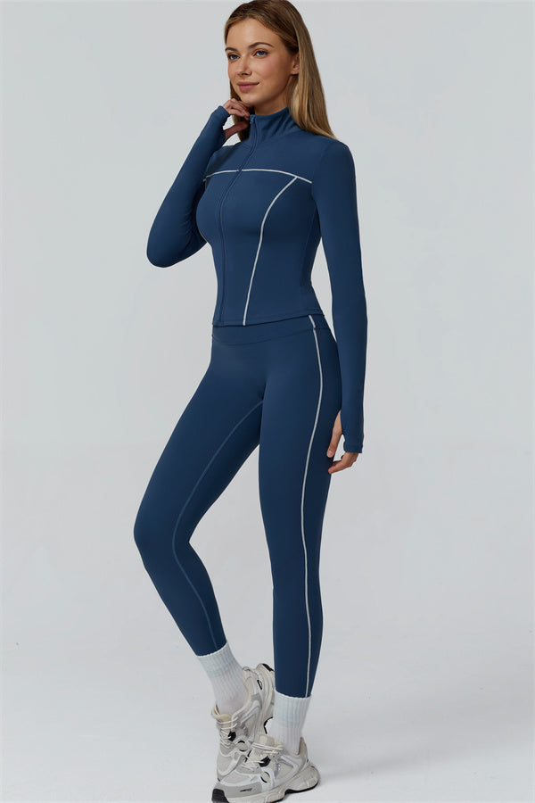 The Venus Zip Top Leggings 2-Piece Set