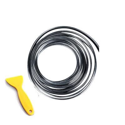 3/5M Auto Moulding Trim Car Interior Decoration Strip Car Seal Moulding Strip Car Interior Moulding Trim Car Interior Moulding Trim Electroplating Color Film Car Interior Exterior Decoration Door Dashboard Edge Universal Car Trim Line Strip