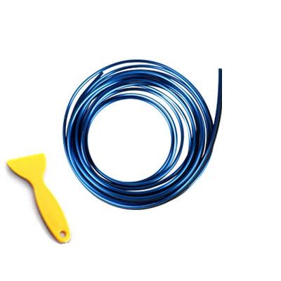 3/5M Auto Moulding Trim Car Interior Decoration Strip Car Seal Moulding Strip Car Interior Moulding Trim Car Interior Moulding Trim Electroplating Color Film Car Interior Exterior Decoration Door Dashboard Edge Universal Car Trim Line Strip