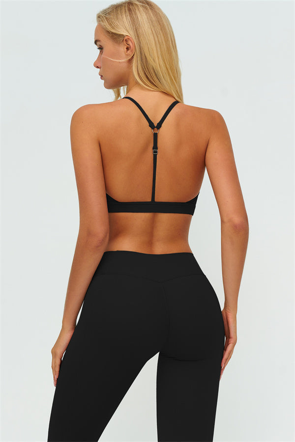 The Lushness Y-Back Sports Bra Leggings 2-Piece Set