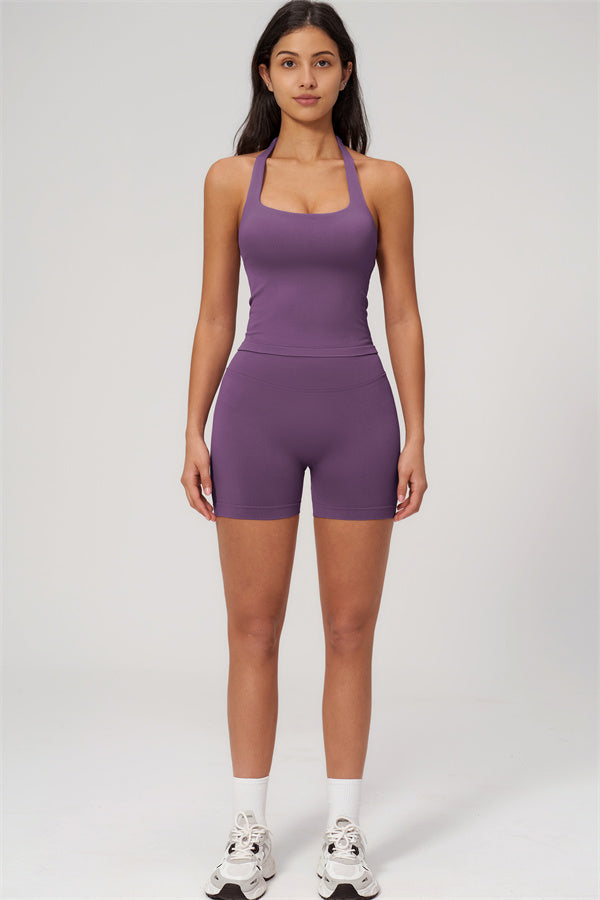 The Empower Halter Crop Top