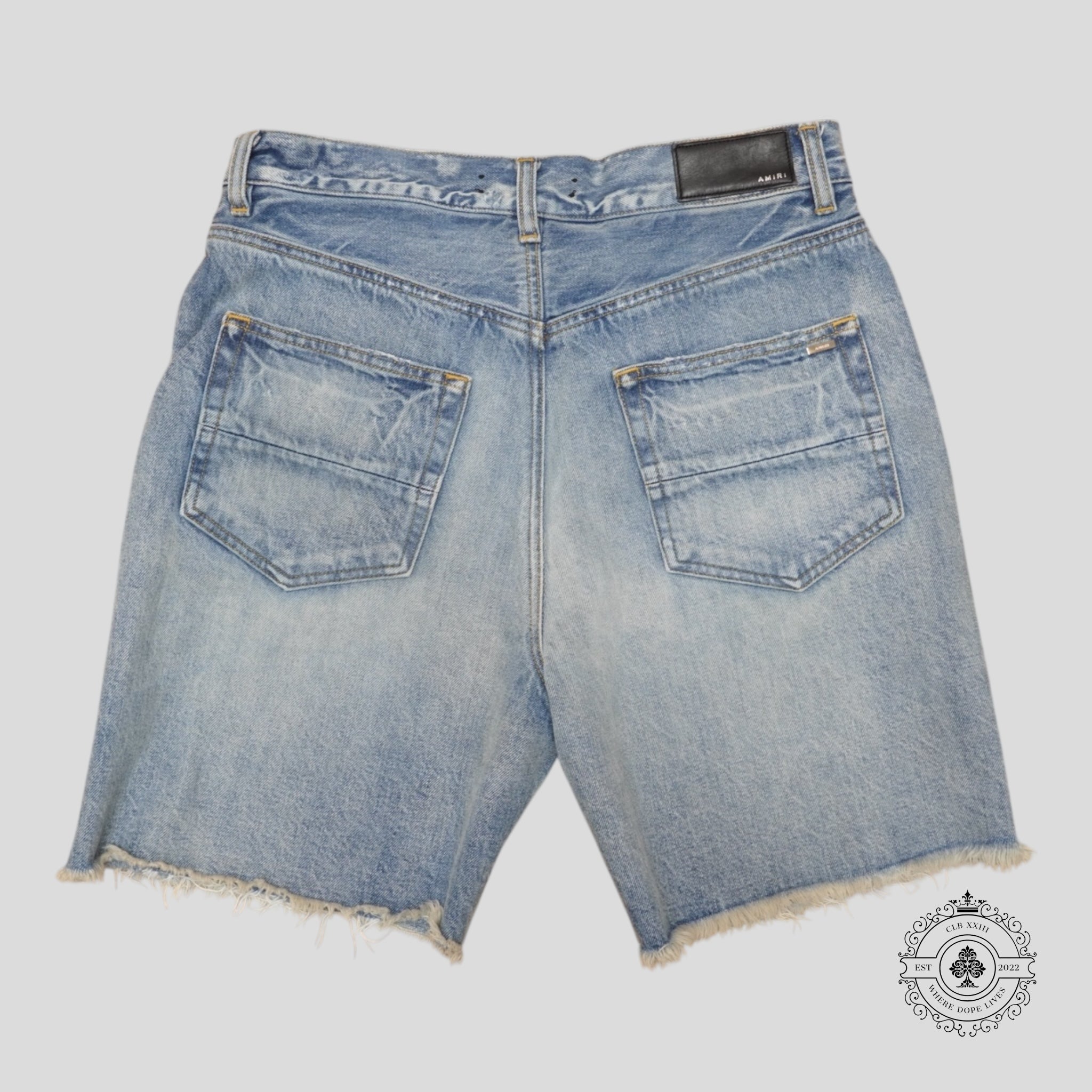 Amiri Jean Shorts in Indigo