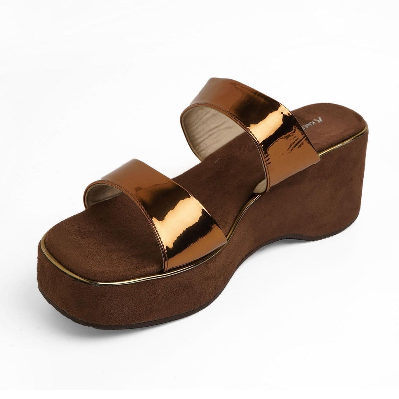 Serene - Bronz Wedges