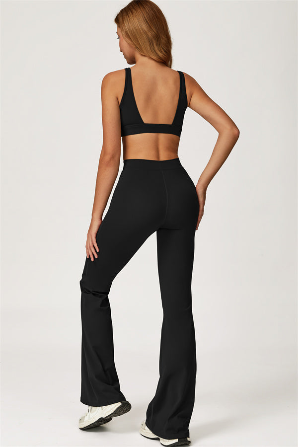 The Axis Sports Bra Flared Leggings 2-Piece Set