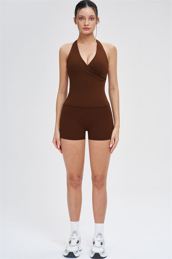 The Stride Crop Top Isabella Shorts 2-Piece Set
