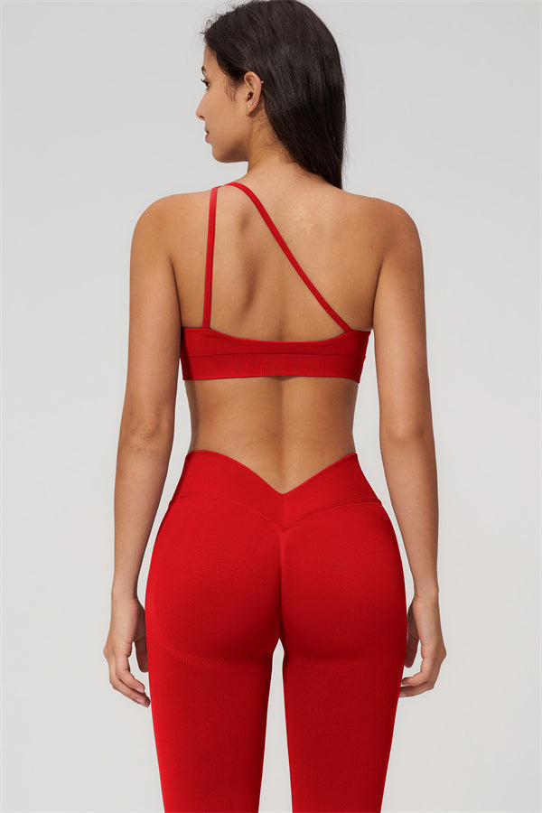 The Empower One-Shoulder Sports Bra