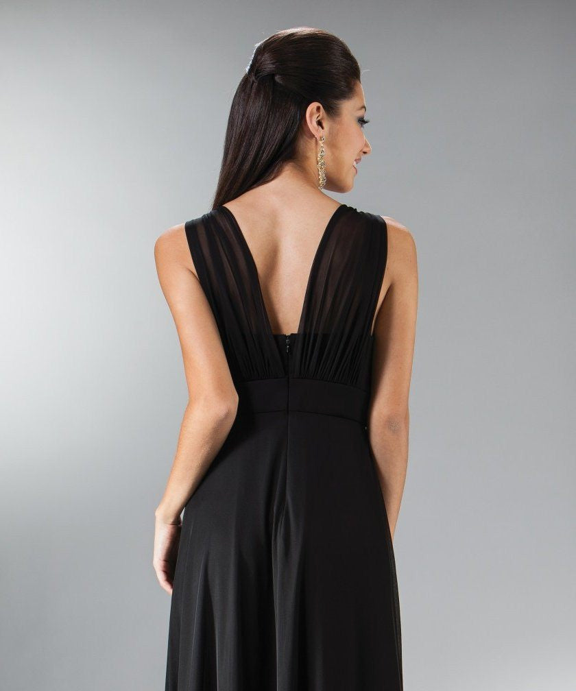 CLEARANCE - Cinderella Divine 3915 Chiffon Dress Knee Length (Size XL)