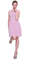 CLEARANCE - Cinderella Divine 3915 Chiffon Dress Knee Length (Size XL)