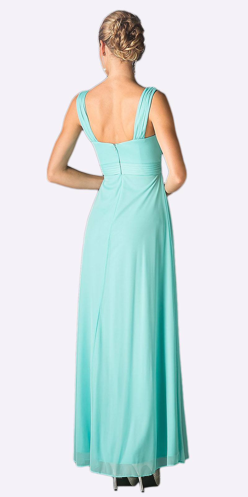 CLEARANCE - Cinderella Divine 3984 Long Chiffon Dress Sleeveless (Size XL)