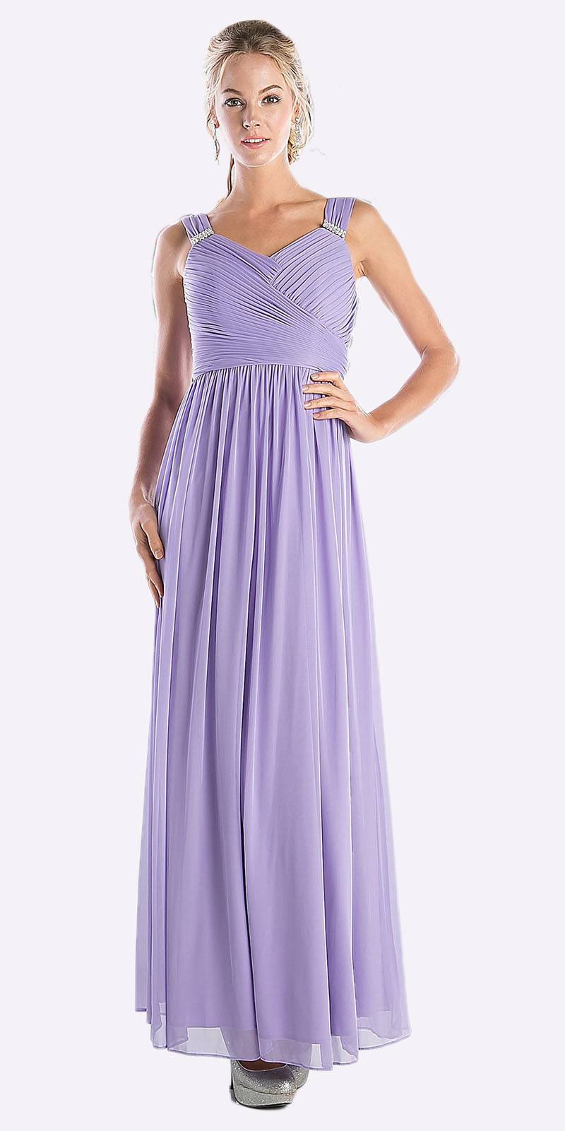 CLEARANCE - Cinderella Divine 3984 Long Chiffon Dress Sleeveless (Size XL)
