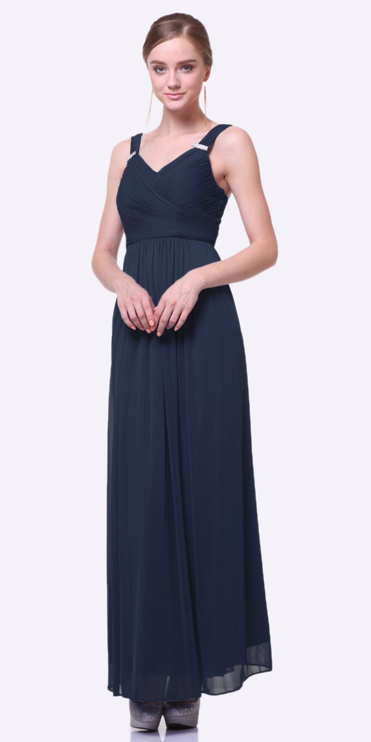 CLEARANCE - Cinderella Divine 3984 Long Chiffon Dress Sleeveless (Size XL)
