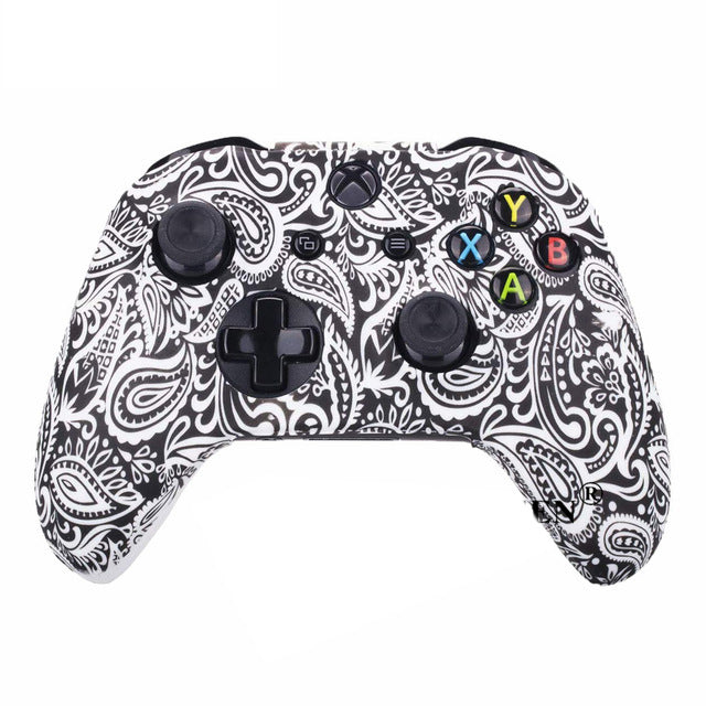 New Camouflage Silicone Gamepad Cover+2 Joystick Caps For Controller Silicone Cover Skins Protector Case Accessories For Wireless/Wired Gamepad Joystick
