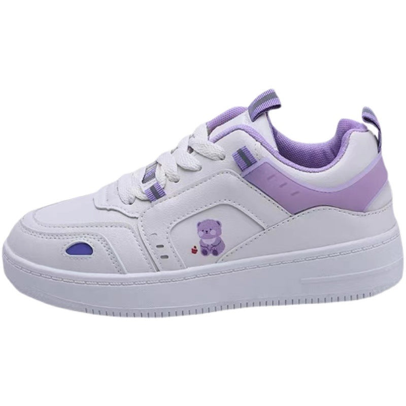 Fashion Spring Womens Sneakers Lace Up Casual Shoes Breathable Comfortable Women's Casual Flats Elegant Soft Walking Sneakers Elegant Soft Design