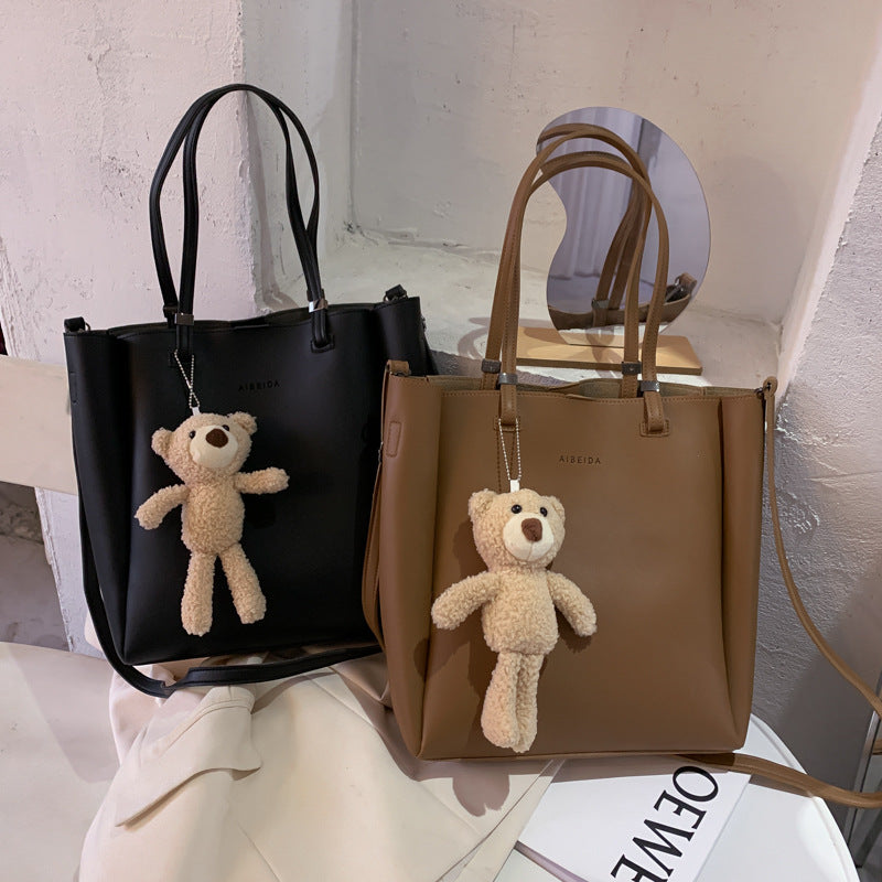 Elegant Ladies 2 piece set / suit Handbag Composite Bag Set Ladies Handbag Large Shoulder Bag Purse Bag Handbag For Females