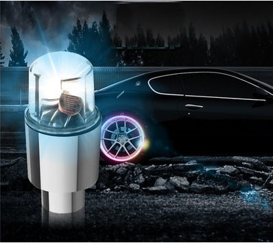 1PCS Bicycle Light Wheel Spoke Light LED Tire Valve Stem Caps Lights Waterproof Neon Light Car Cycling Bike Tyre Spoke Flash Lights Waterproof Valve Stems Caps Accessories For Men Women