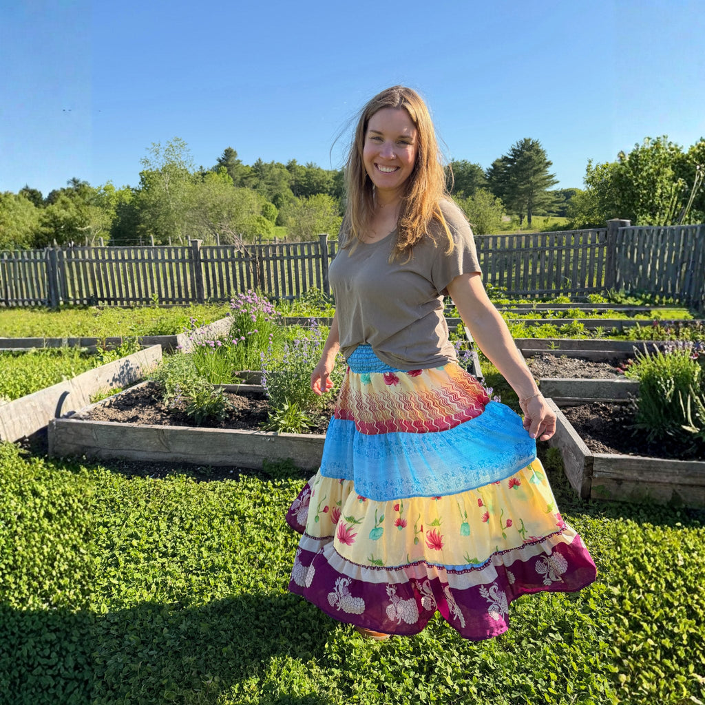 Limited Edition: Woodstock Dreams Fiesta Sunset Skirt