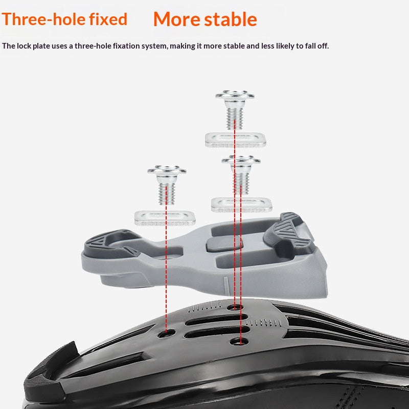 Road Pedal Cycling Shoes Cleats Self Locking Pedal Anti-Slip Cleat Compatible Look Road Bike Cycling Accessories Road Bike Cleats For Speed Cleats Indoor Outdoor Spin Cycling Pedals Cleat And Bicycle Clips Set