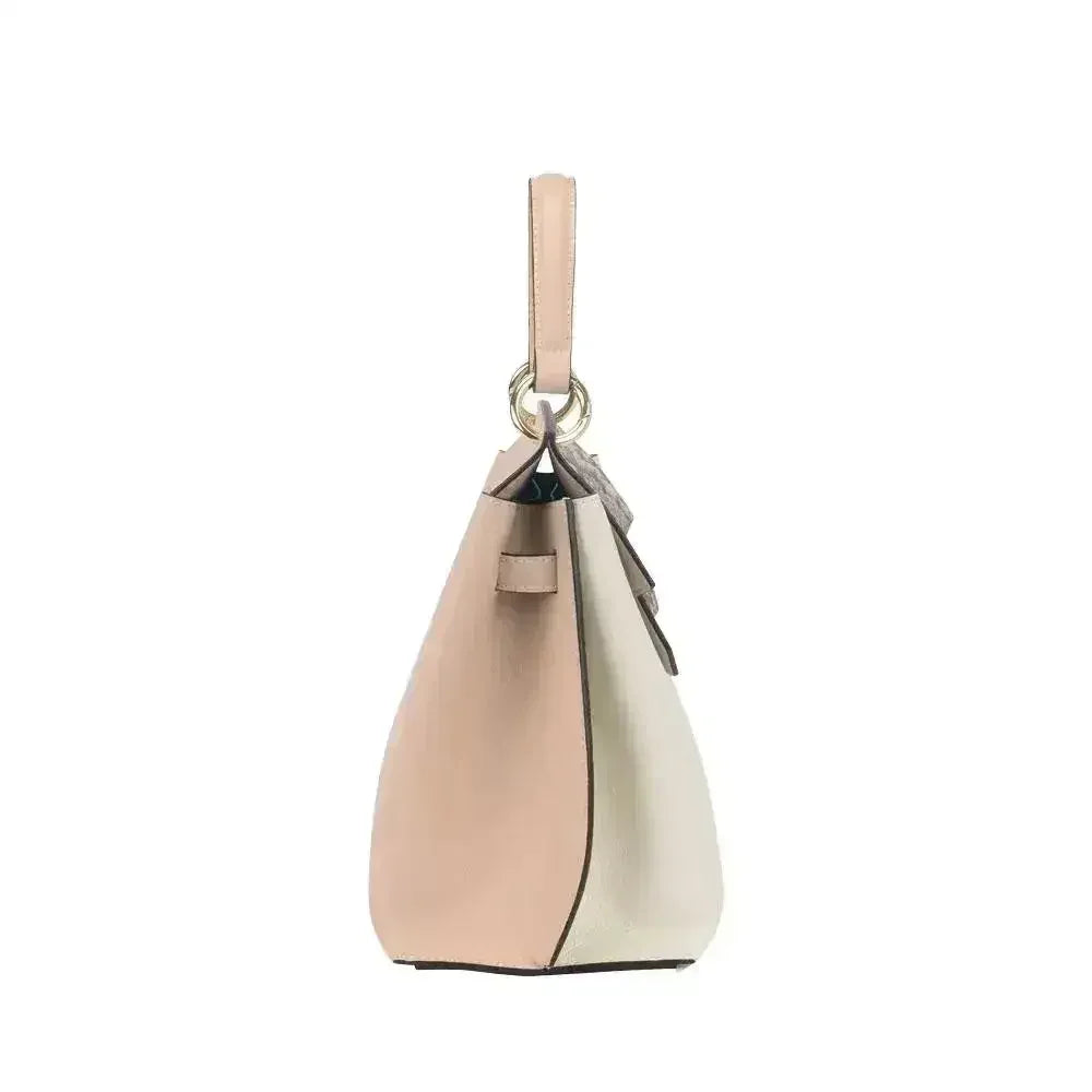Maria Carla Luxury Leather Handbag - Smooth Cowhide & Python | Femstylo