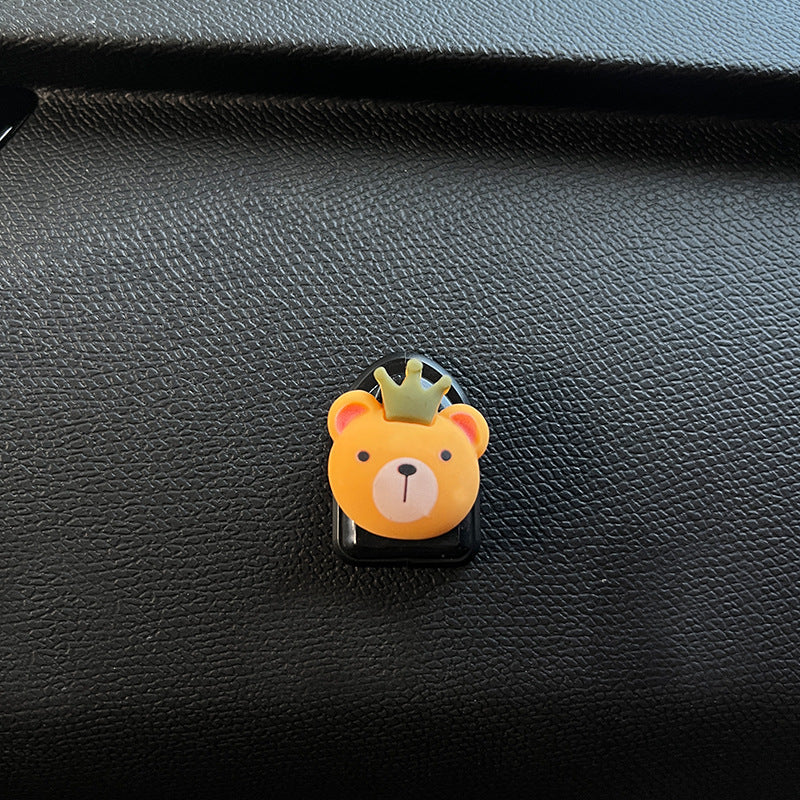 2 Pcs Simple Car Small Hooks Cartoon Decorative Cute Car Dashboard Hook Mini Hanger for Mask Heart Adhesive Hook for Hat Coat Towel Wall Hanging Multi Vehicle Sticky Hooks Durable Holder Automobile Styling Interior Organizer Ornaments Hook