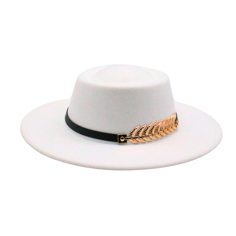 Autumn Winter Women Men  Vintage Fedora Women's Foldable Short Brim  Floppy Hat Gentleman Elegant Warm Hats Lady Party Luxury Caps Classic Summer Beach Sun Hat