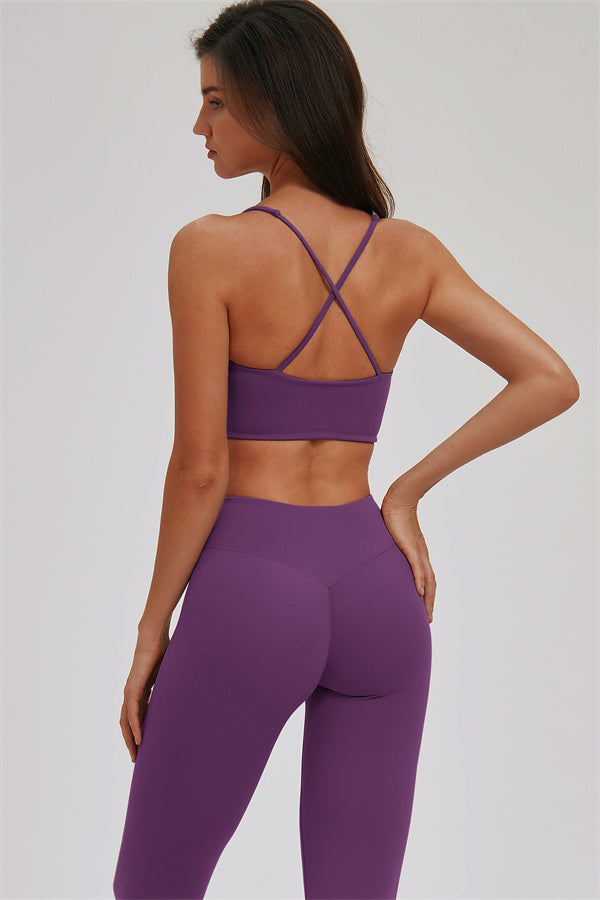 The Kinetic Cross Back Sports Bra Leggings 2-Piece Set