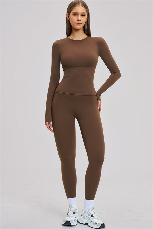 The Dynamic Long Sleeve T-shirt Leggings 2-Piece Set