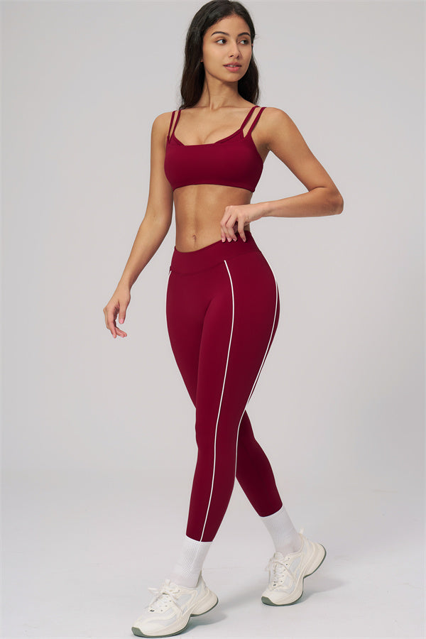 The Clarity Dual Strap Sports Bra Leggings 2-Piece Set