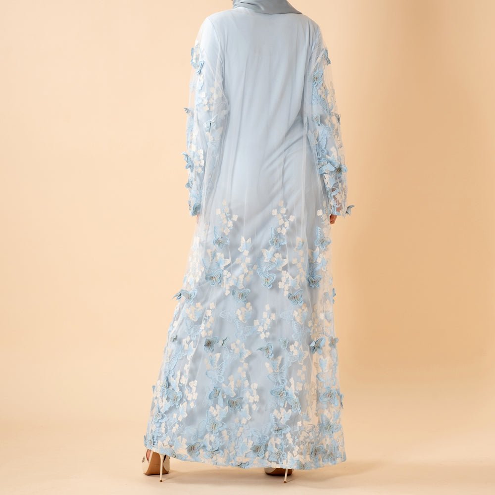 Butterfly Whisper Open Abaya(MOA303)