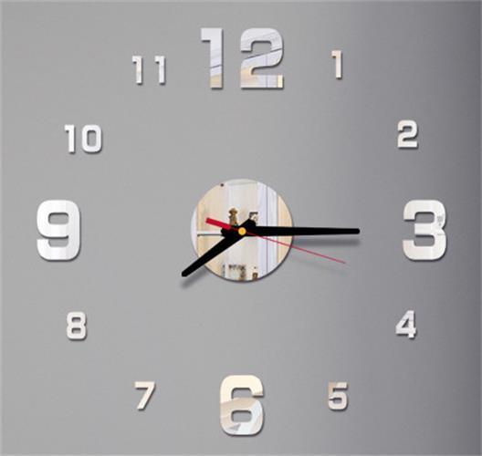 3D Creative Acrylic Mirror Wall Clock  Wall Acrylic Clock Modern Acrylic Mirror Surface 3D Luxury Big Size Wall Stickers Decor Clocks Numbers Stickers for Home Office Decorations Gift Coffee Shape Acrylic Coffee Cup Wall Sticker Quartz Clock